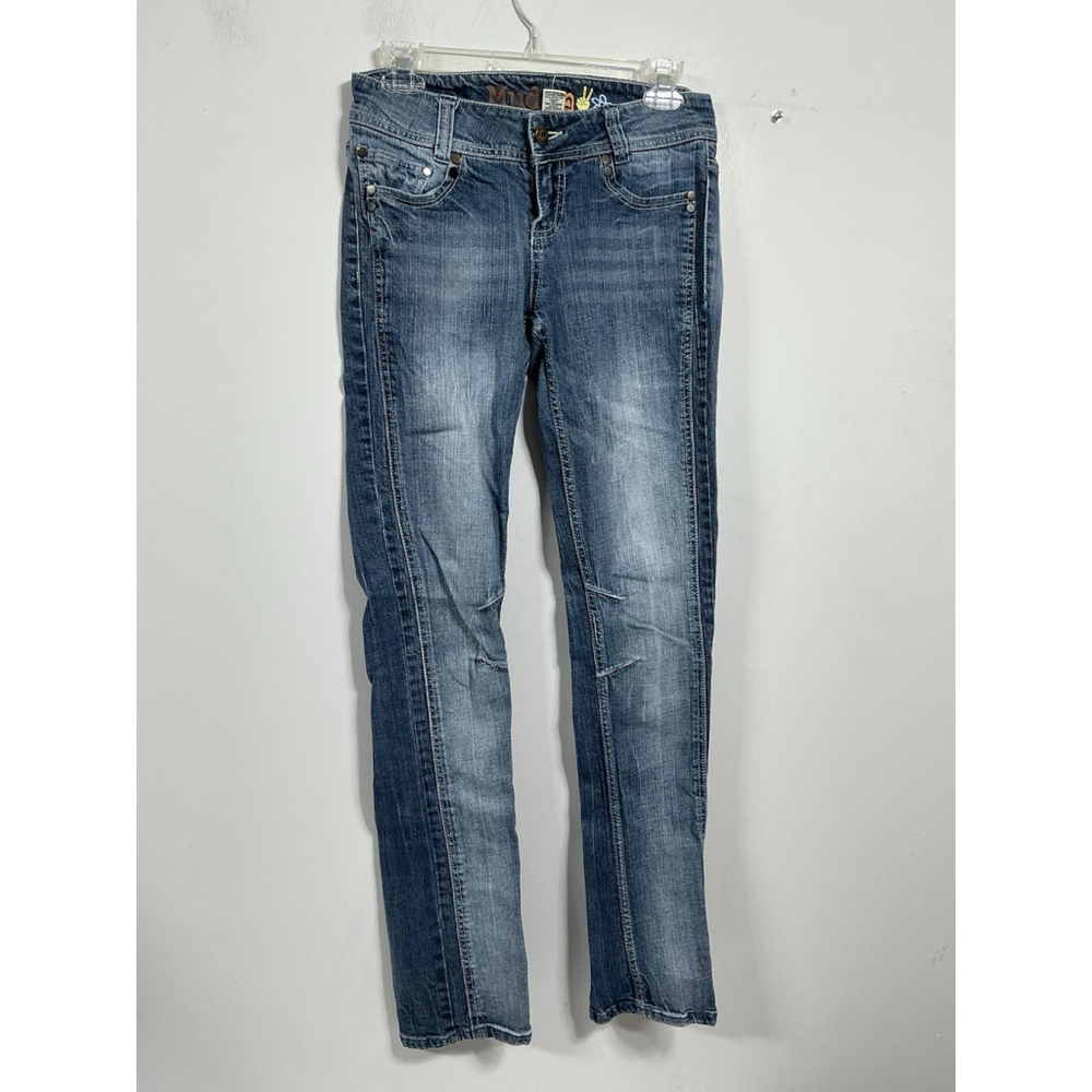 Womans Junior Mudd Blue Jeans Size 7 Skinny 0142/I-4